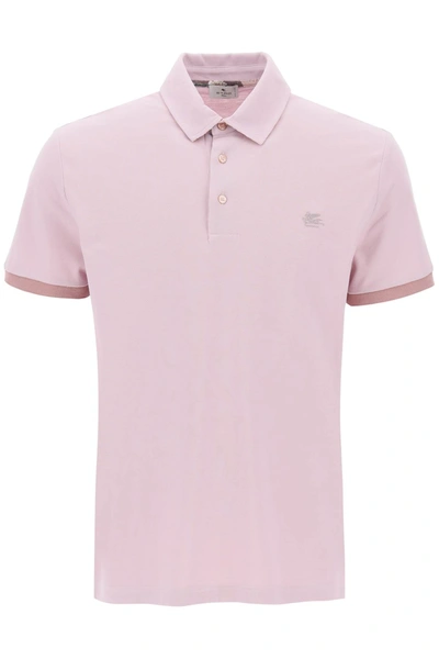 Etro Polo Regular Fit In Pink