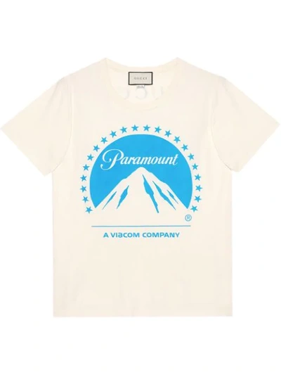 Gucci 白色“paramount”t恤 In White