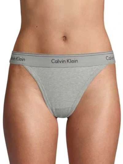 Calvin Klein Heritage Athletic Tanga In Grey