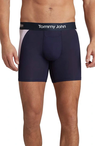 Tommy John Second Skin 6-inch Boxer Briefs In Lavendula Colorblock