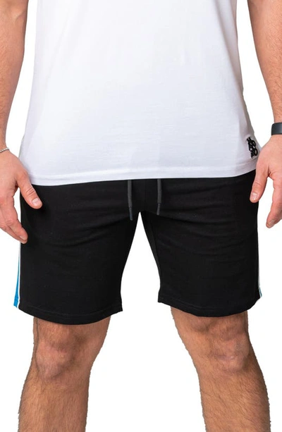 Maceoo On Track Shorts In Black