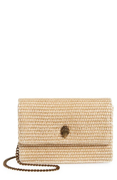 Kurt Geiger Extra Mini Shoreditch Crossbody Bag In Dark Beige