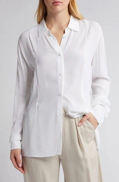 Rue Sophie Gisele Button-up Shirt In Off White