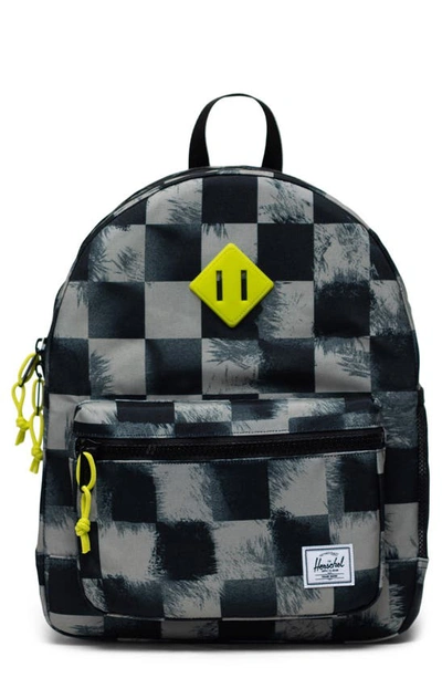 Herschel Supply Co Kids' Heritage Youth Backpack In Black Stencil Checker