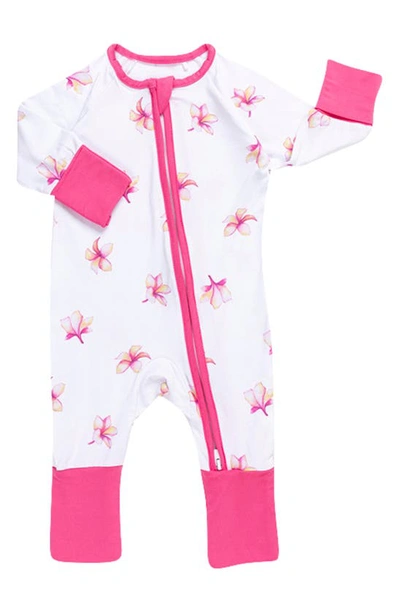 Coco Moon Babies' Plumeria Convertible Romper In Pink/ White Multi