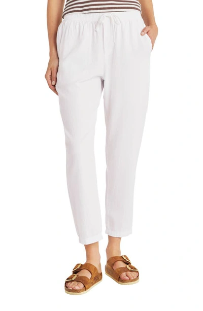 Splendid Angie Straight Leg Pants In White