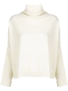 Dušan Dusan Roll-neck Oversized Sweater - White