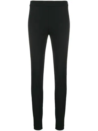 Theory Side-zip Skinny Trousers In Black