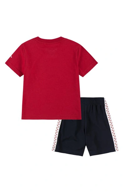 Jordan Kids' Flight Graphic T-shirt & Mesh Shorts Set In Black