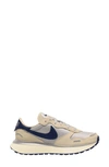 Nike Phoenix Waffle Sneaker In Brown/ Midnight Navy