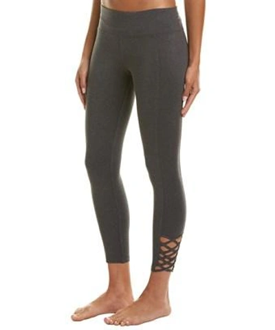 Betsey Johnson Performance Knit Tight In Grey