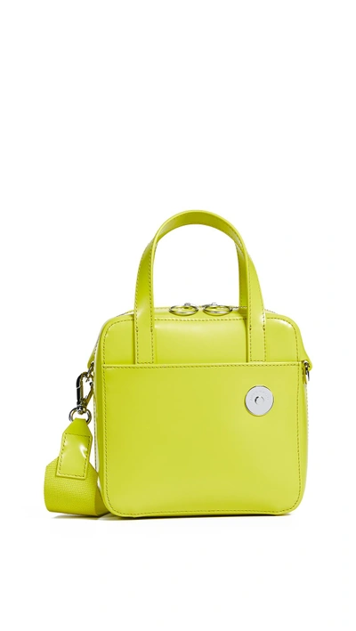 Kara Small Brick Bag In Lime