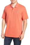 Southern Tide 'skipjack Micro Pique' Stretch Cotton Polo In Sea Coral