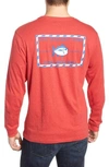 Southern Tide Original Skipjack T-shirt In Charleston Red