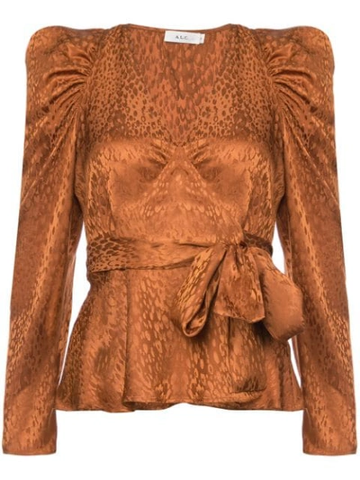 A.l.c Palermo Top In Brown