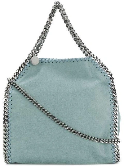 Stella Mccartney Falabella Foldover Tote Bag In Blue