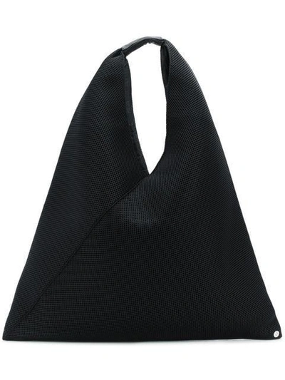 Mm6 Maison Margiela Slouchy Tote In Black