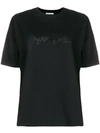 Krizia Embroidered T-shirt In Black