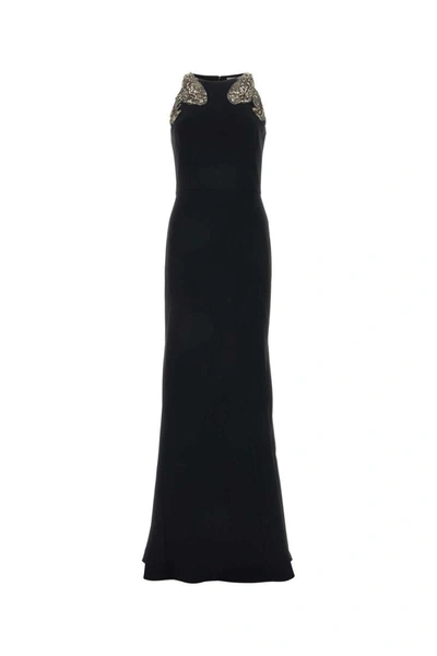 Alexander Mcqueen Long Dresses. In Black