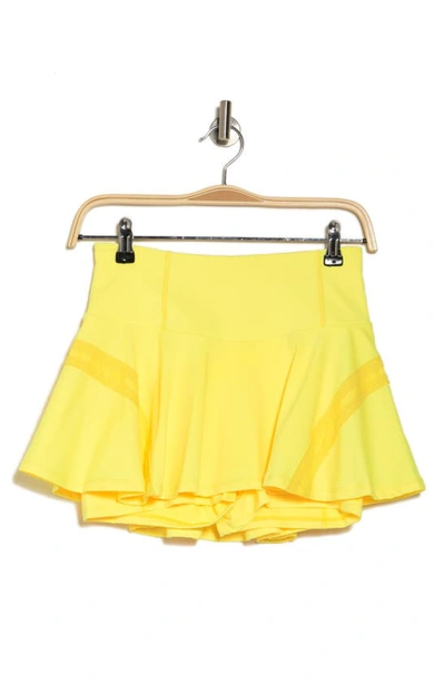 Fp Movement Pleats & Thank You Skort In Light Yellow