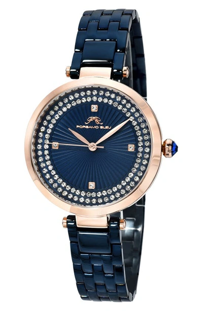 Porsamo Bleu Natalie Bracelet Watch, 36mm In Blue