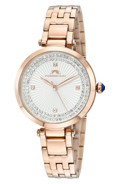 Porsamo Bleu Natalie Bracelet Watch, 36mm In Rose