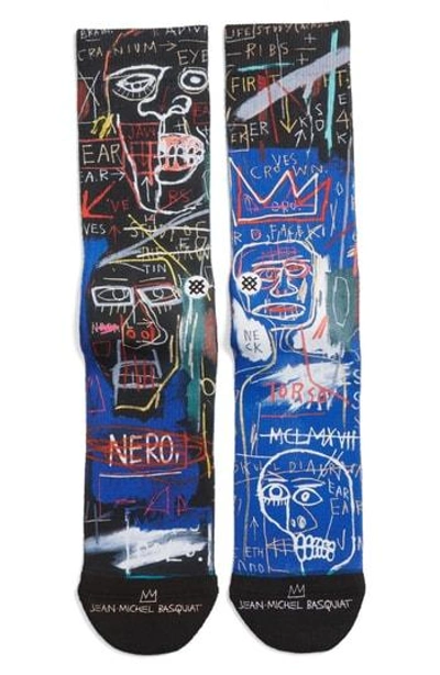 Stance Jean-michel Basquiat Anatomy Socks In Black | ModeSens