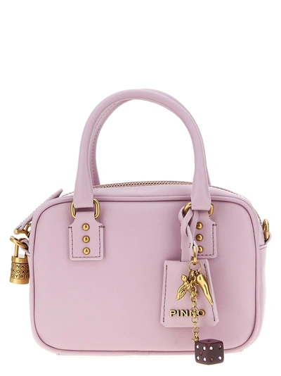 Pinko Bowling Bag Hand Bags In Purple