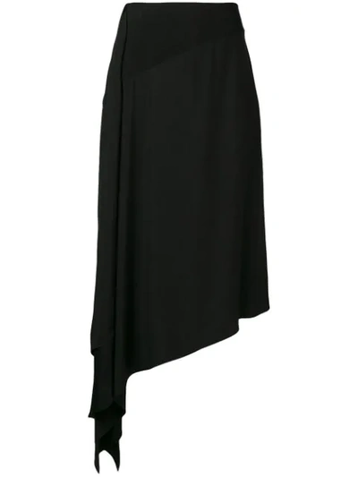 Givenchy Asymmetric Skirt In Black