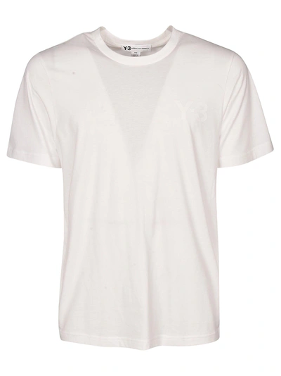 Y-3 Logo T-shirt In White