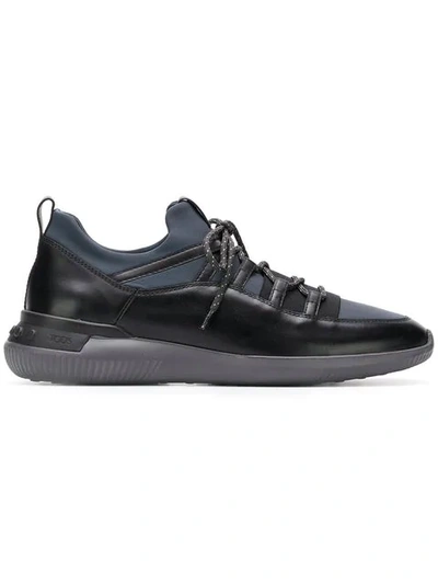 Tod's Lace-up Sneakers In Black