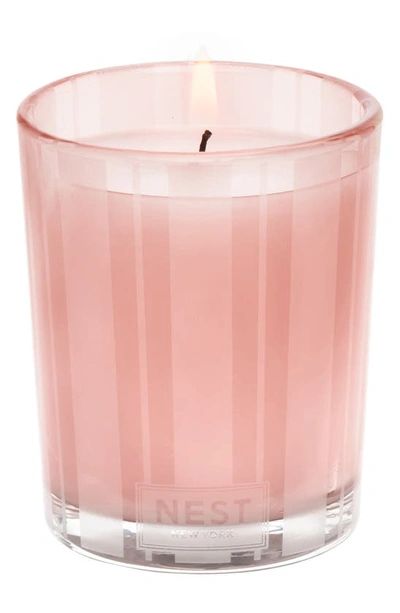 Nest New York Himalayan Salt & Rosewater Scented Candle In Pink