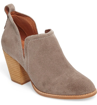 Jeffrey Campbell Rosalee Bootie In Taupe Suede
