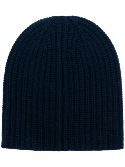 Alex Mill Ribbed Knit Beanie In Blue