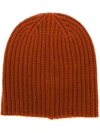 Alex Mill Ribbed Knit Beanie - Orange