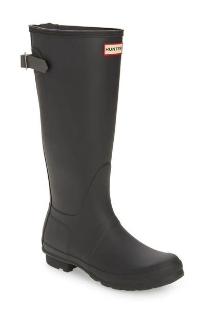 Hunter Original Tall Waterproof Rain Boot In Luna/ Stratus