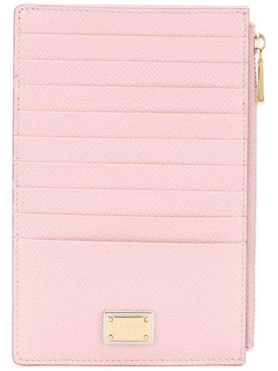 Dolce & Gabbana Classic Cardholder - Pink In Pink & Purple