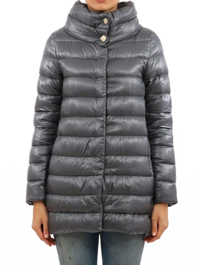 Herno Grey Puffer Jacket