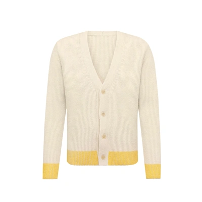 Jacquemus Le Cardigan Limone Cardigan In White