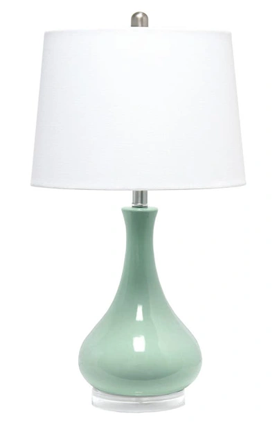 Lalia Home Droplet Aqua Round Table Lamp