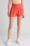 Fp Movement The Way Home Shorts In Bright Red