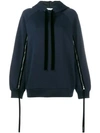 Dorothee Schumacher Zipped Sleeve Hoodie - Blue