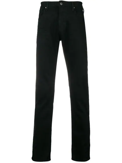Emporio Armani Slim Fit Jeans In Black | ModeSens