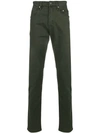 Siviglia Slim Fit Trousers In Green