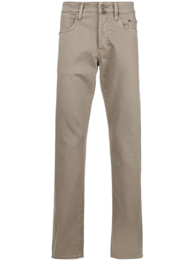 Siviglia Slim Fit Trousers In Neutrals