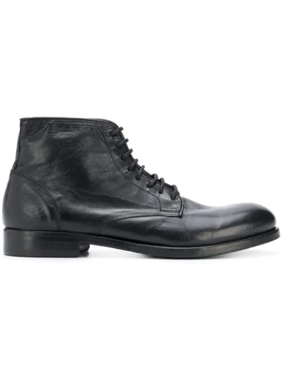 Leqarant Lace-up Ankle Boots - Black