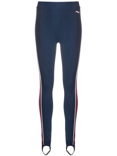 Fila Colour-block Leggings - Blue