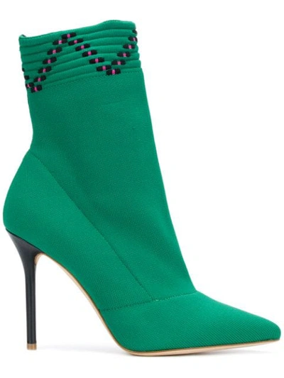 Malone Souliers Mariah Boots In Green