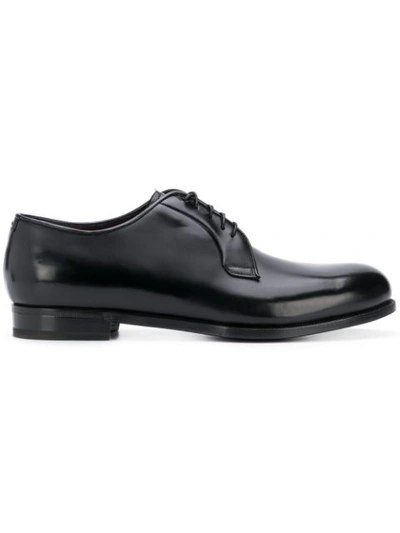 Lidfort Classic Derby Shoes In Black