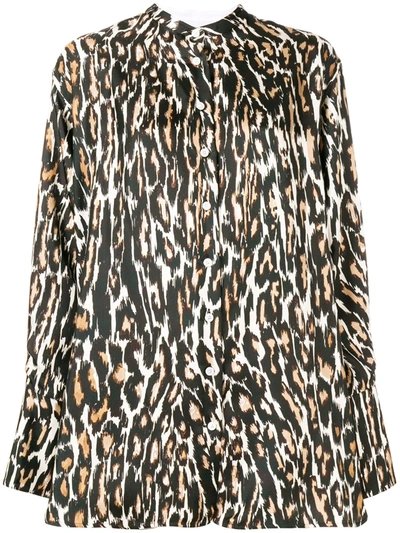 Calvin Klein 205w39nyc Leopard Print Blouse